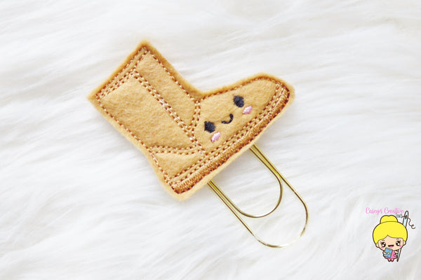 Tan Ugg Planner Clip- Cozy Collection