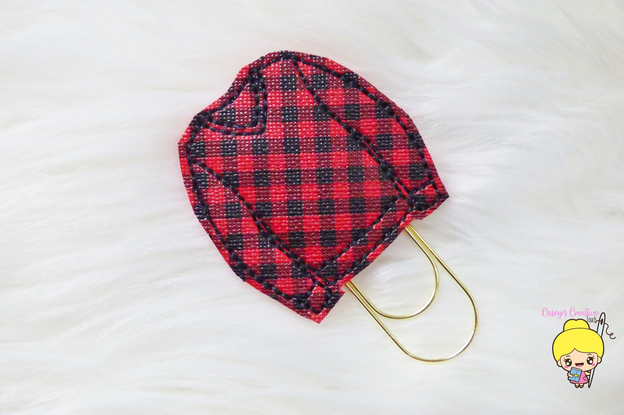 Plaid Sweater Planner Clip- Cozy Collection