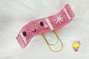 Pink Scarf Planner Clip- Cozy Collection