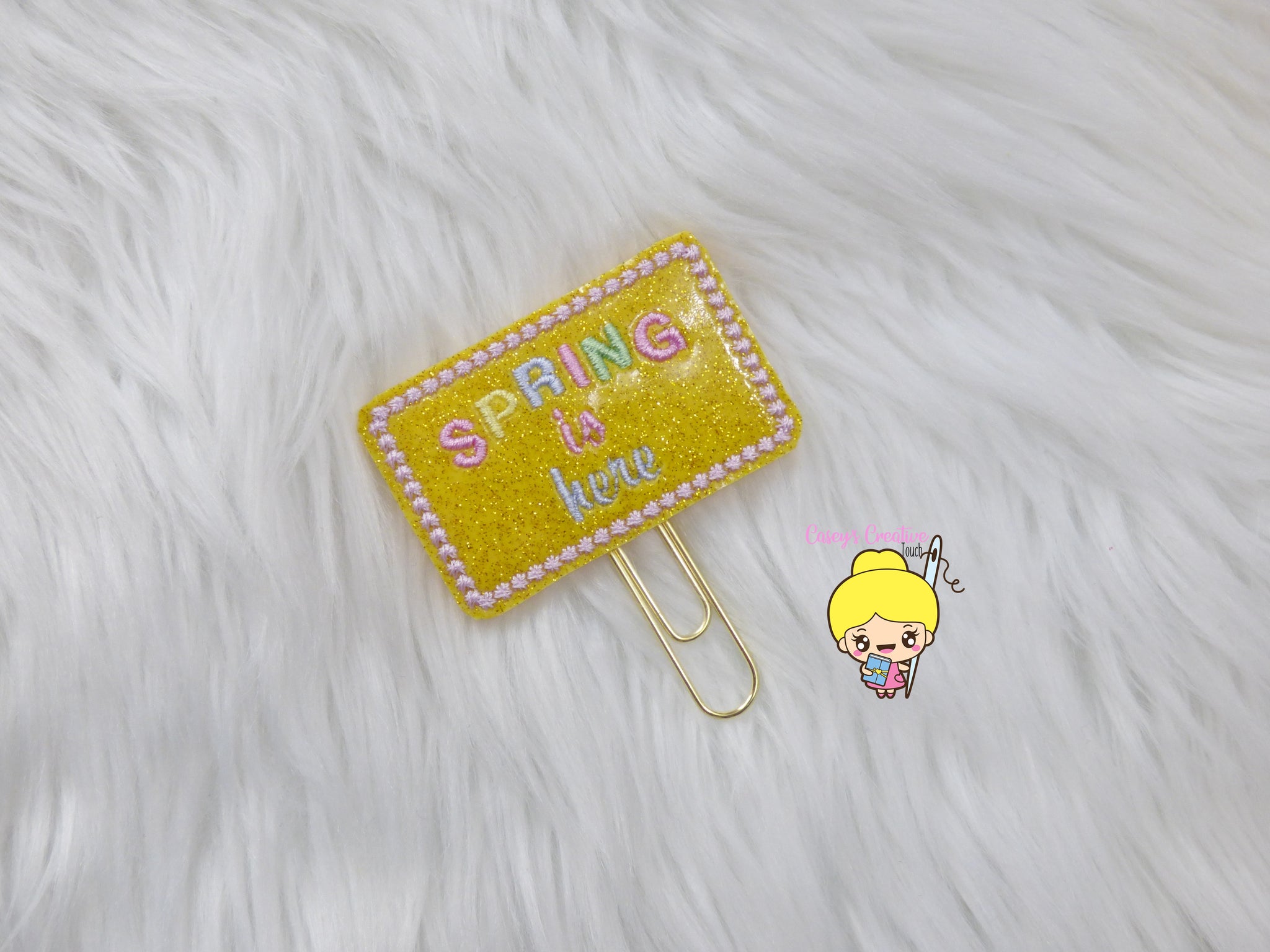 Spring is here Planner Clip