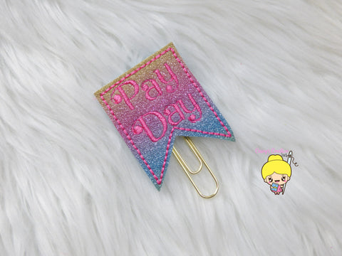Pay Day Rainbow Planner Clip