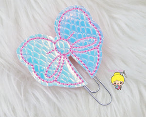 Holographic Scale Bow Planner Clip