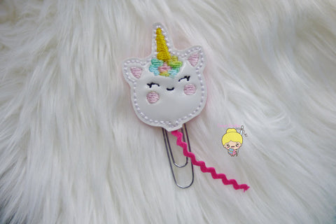 Unicorn Balloon Planner Clip- "Something Magical"