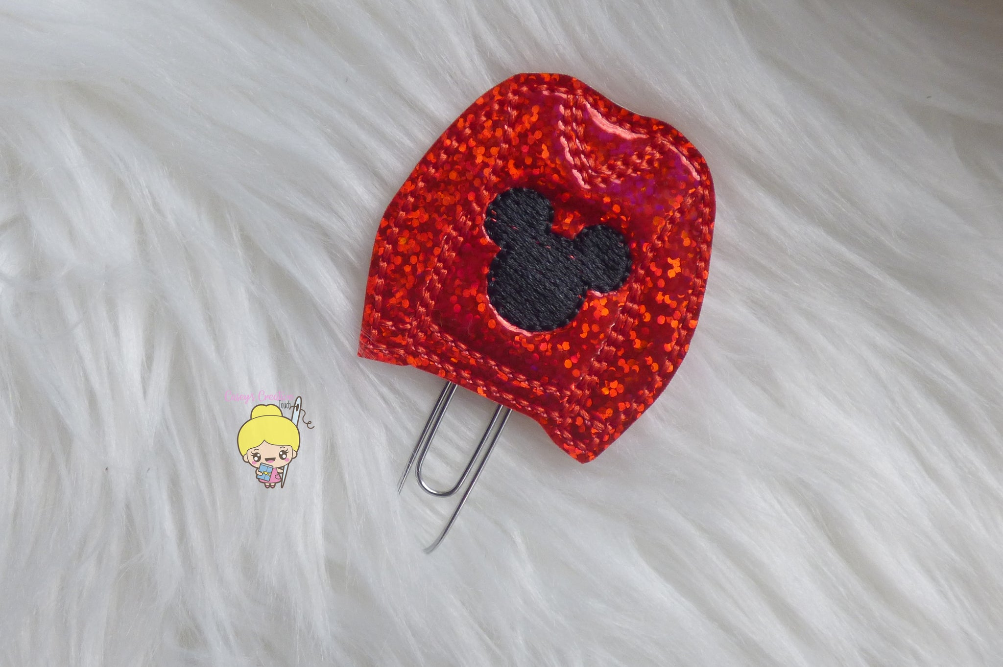 Mickey Red Sweater Planner Clip