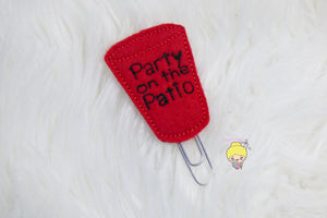 Party on the Patio Planner Clip