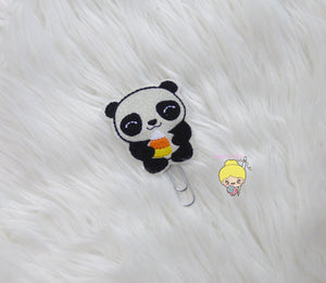 Candy Corn Panda Planner clip