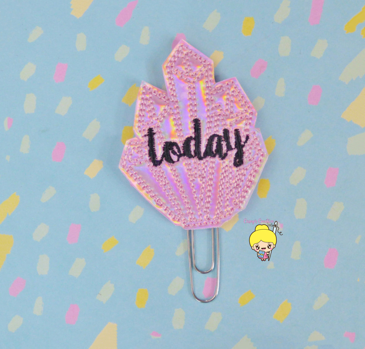 Crystal Today Planner Clip