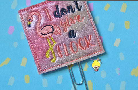 I dont Give A Flock Flamingo Planner