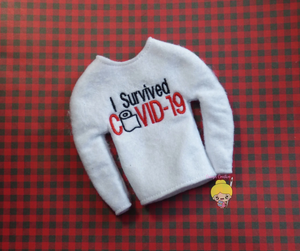 I Survived COVID elf shirt