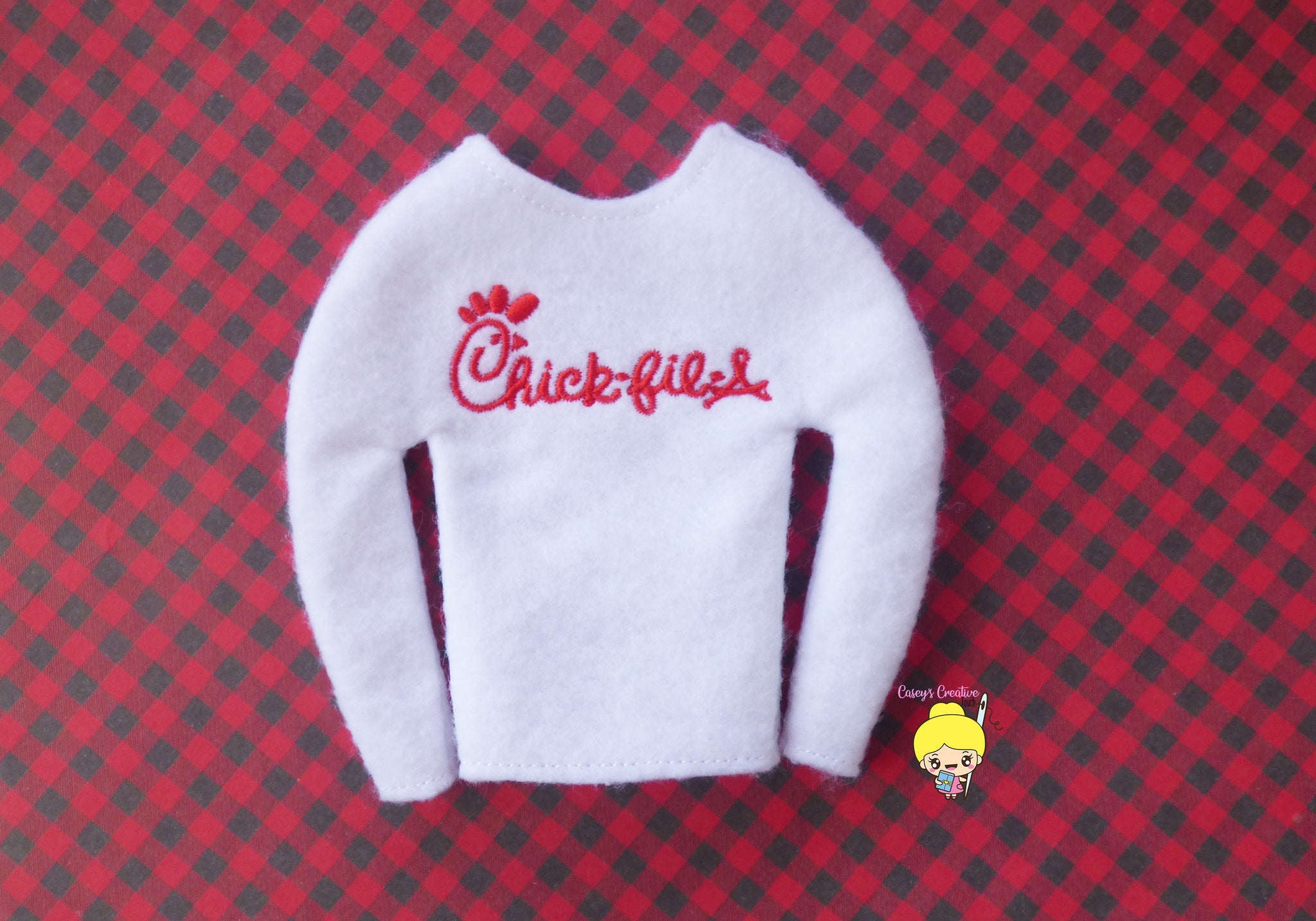 Chick-Fil-a InspiredElf Sweater