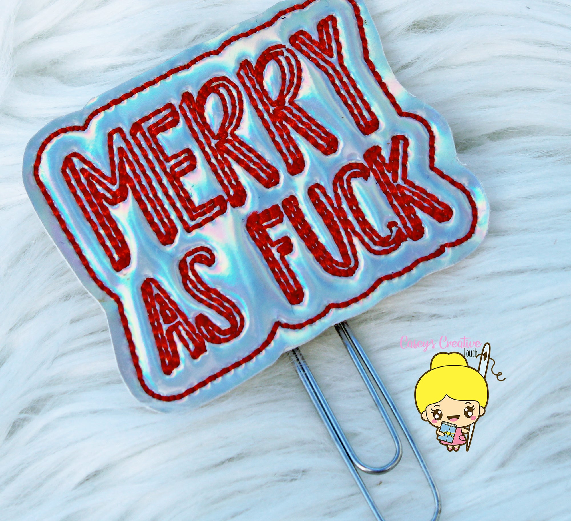 Merry As Fuck Planner Clip